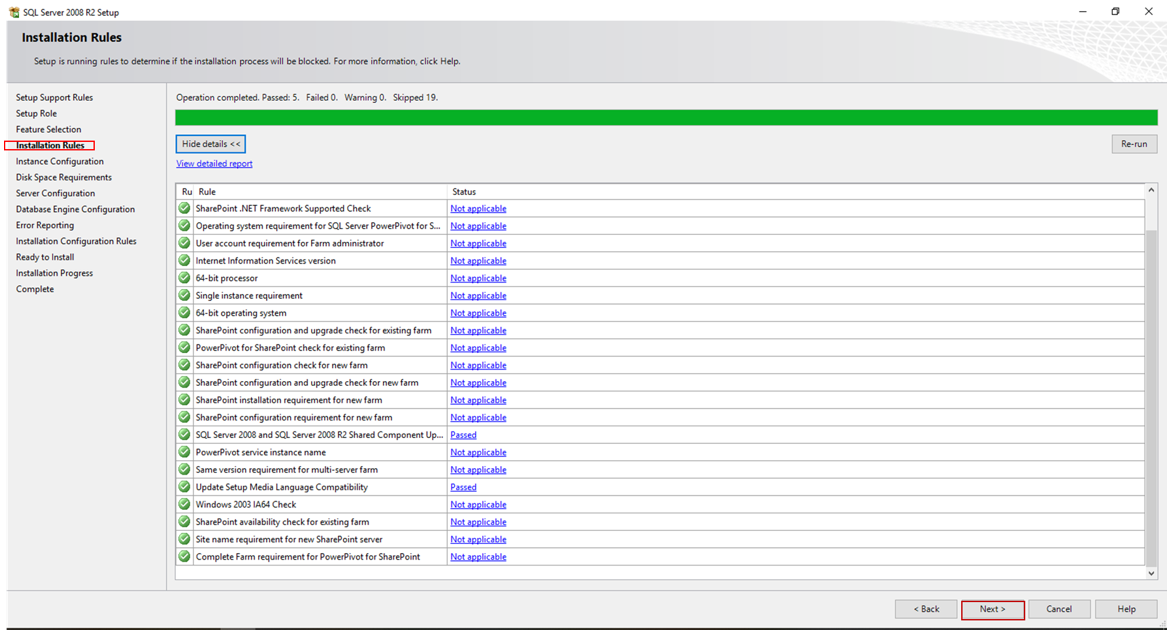 installation rol